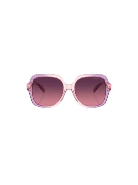 ombrÃ©-effect oversize-frame sunglasses