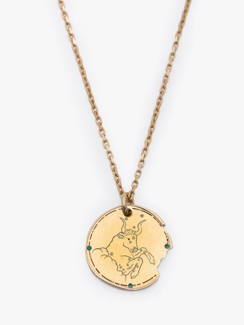Taurus Zodiac Necklace