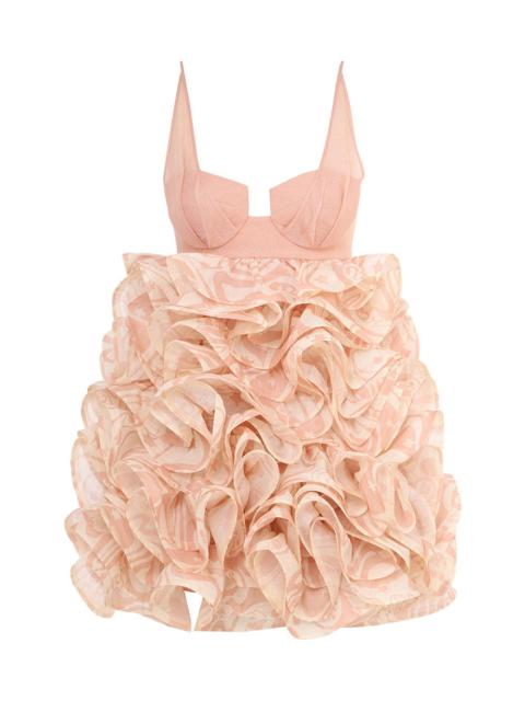 MATCHMAKER RUFFLE MINI DRESS