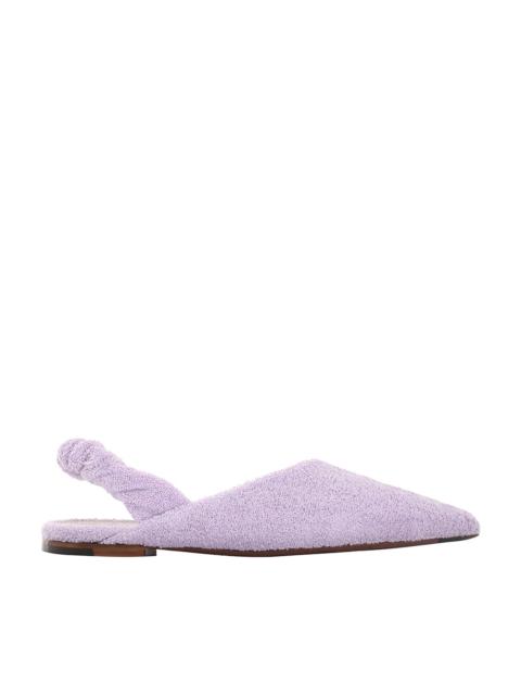 TWISTED TOWEL SLINGBACK FLAT