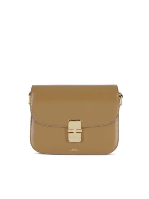 Grace leather shoulder bag