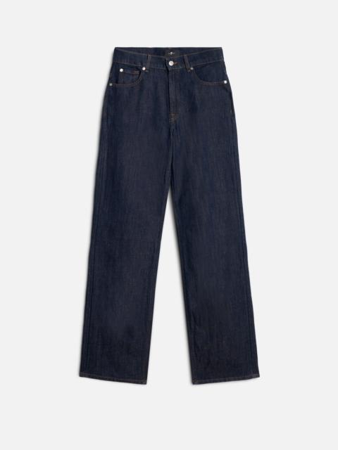 STOVEPIPE STRAIGHT in Indigo Linen Blossom