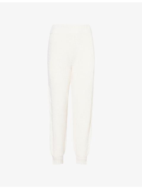 Crystal Knitted Merino-Wool Jogging Bottoms