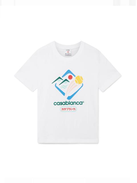 Montagne Sportif Cropped T-Shirt | Casablanca Paris