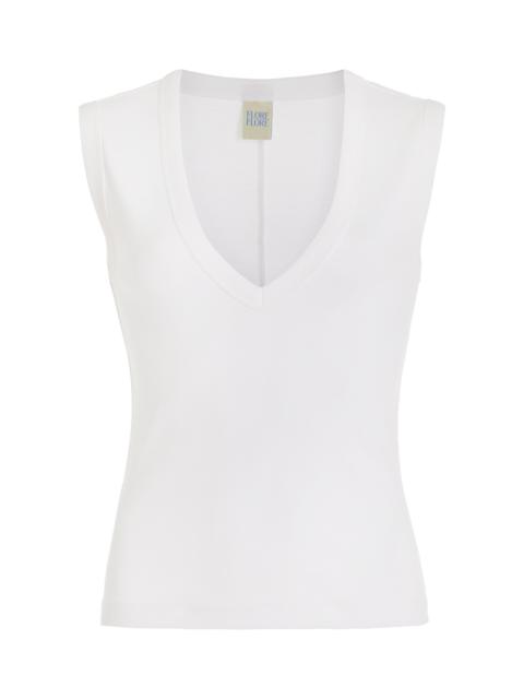 Dewi Cotton Tank Top white