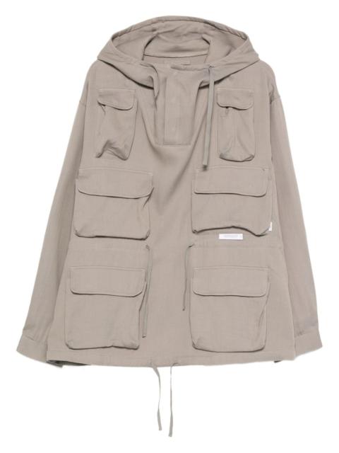 multi-pocket hoodie