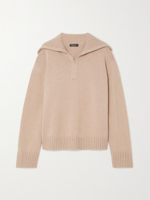 Cashmere Half-zip Sweater