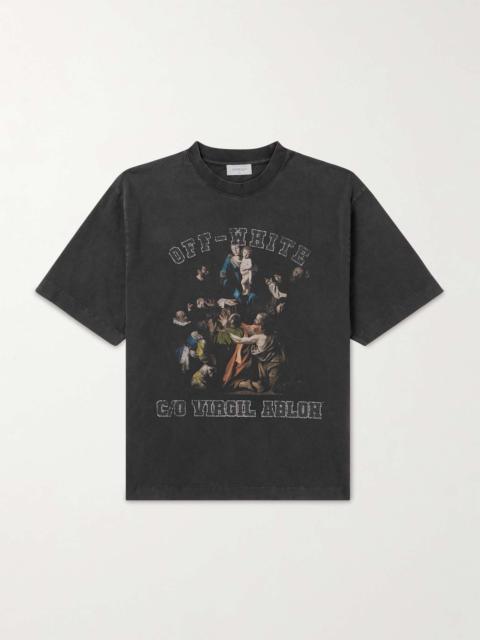 Tシャツ・カットソー Off-White OMAA120S24JER006 MARY SKATE S/S TEE T-shirt OFF-WHITE Mary Skate Short-Sleeve T-Shirt 'Black