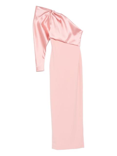 Tally panel-sleeve maxi dress