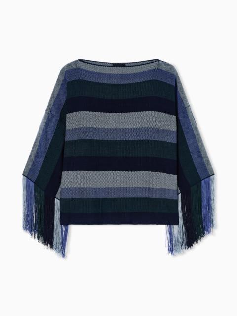 ASV VISCOSE JUMPER WITH FRINGES
