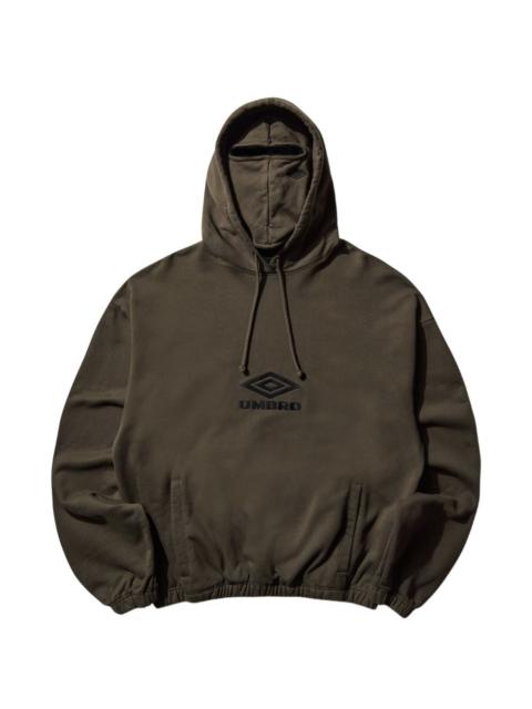 hooded face mask sweatshirt