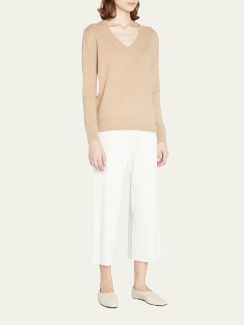 Weekend V-Neck Cashmere Pullover Sweater