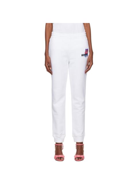 White Puzzle Bobble Lounge Pants