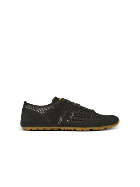 Racer 45 trainers in calfskin, suede and nylon