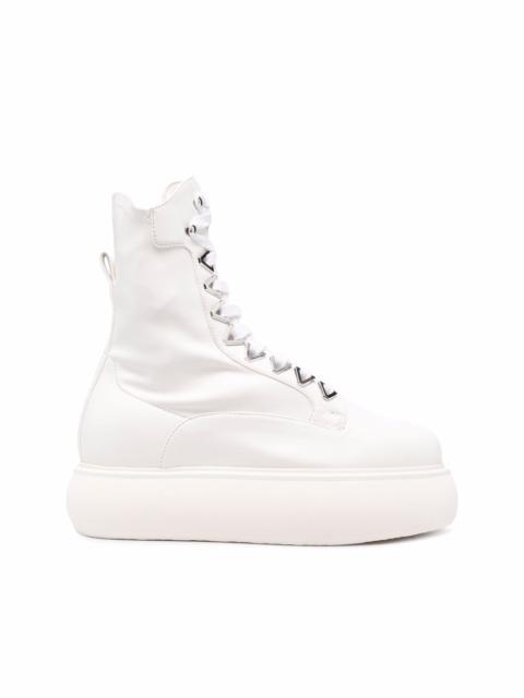 Selene flatform ankle boots