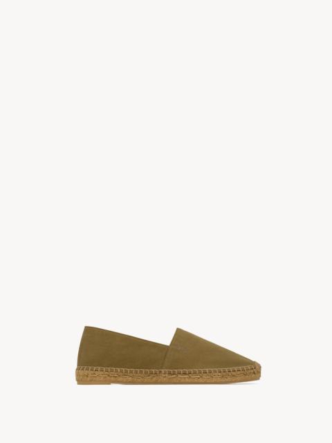 ESPADRILLES IN COTTON GABARDINE
