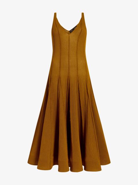 Tavia Dress in Viscose Fringe Knit
