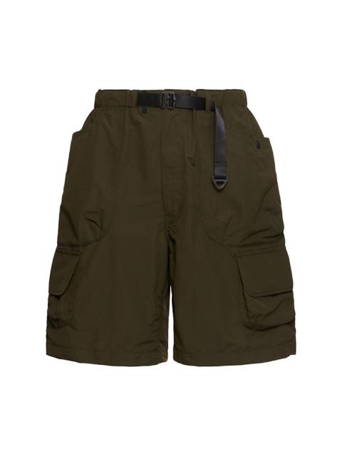 Nylon cargo shorts
