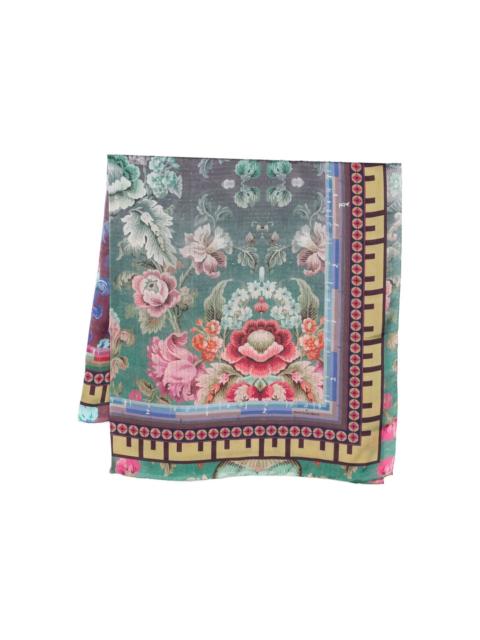 Molare floral-pattern scarf