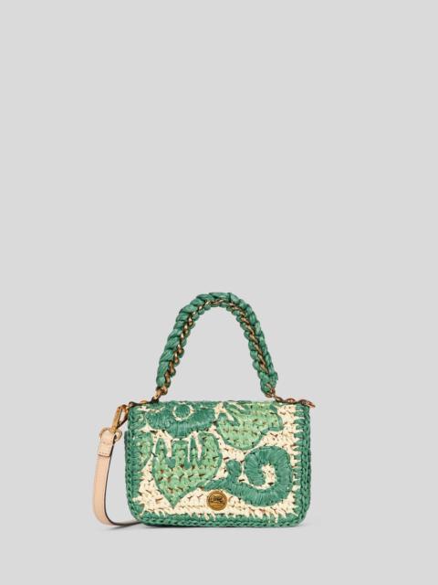 MINI WOVEN RAFFIA BOND BAG