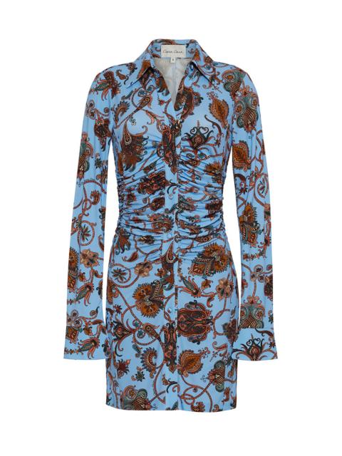 Shirley Mini Dress
Fitted Jersey Mini Dress with Ruching and Fluted Cuffs