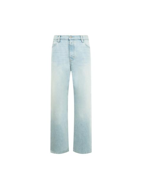 LIGHT WASH BAGGY JEANS