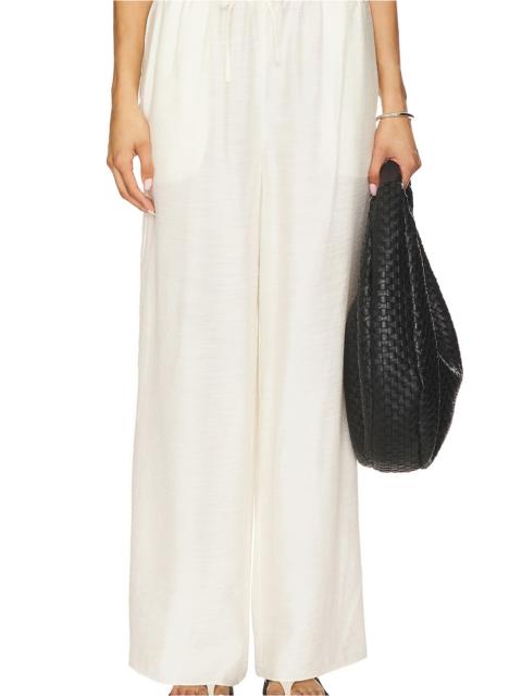 Textured Gauze Wide Leg Pant