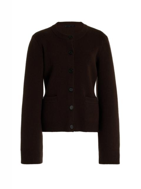 Cooper Wool-Cashmere Cardigan brown