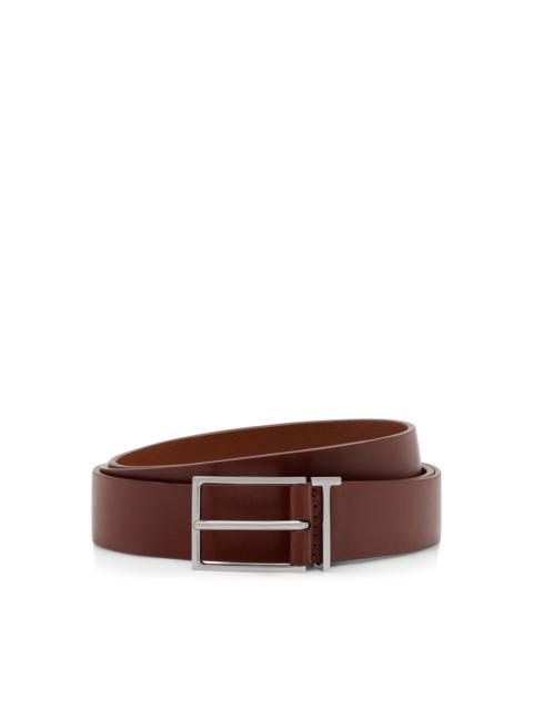 VACCHETTA LEATHER T LOOP BELT
