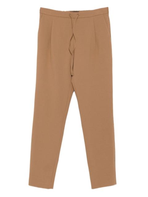 pleated drawstring trousers