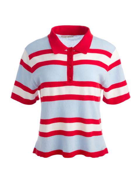 TILLIE STRIPED POLO
