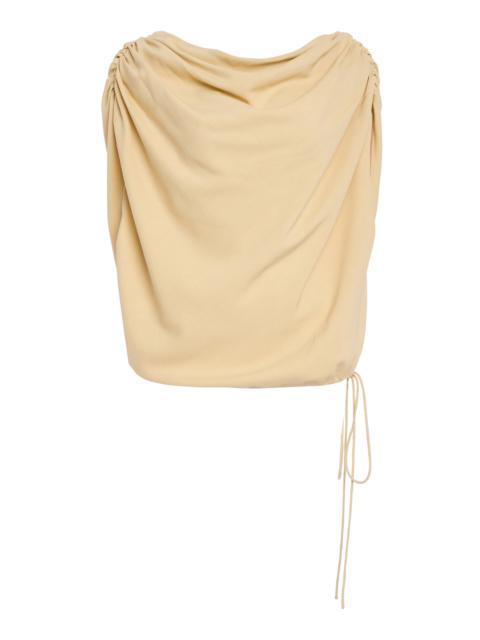 Naia Draped Top ivory