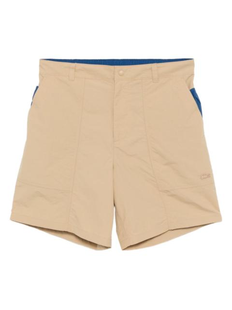 logo-embroidered shorts