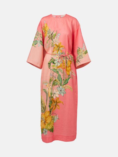 Anika floral maxi dress