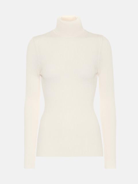 Merino wool turtleneck sweater