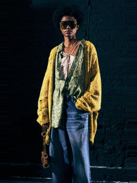 DISTRESSED OVERSIZED CARDIGAN