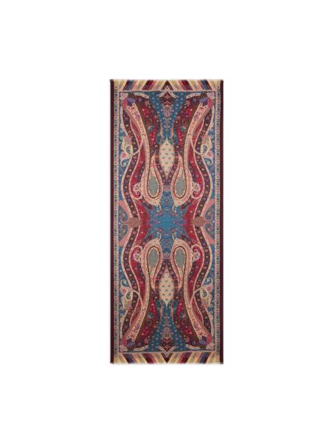 paisley-print scarf