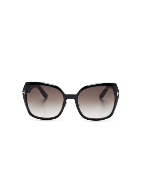 oversize-frame sunglasses