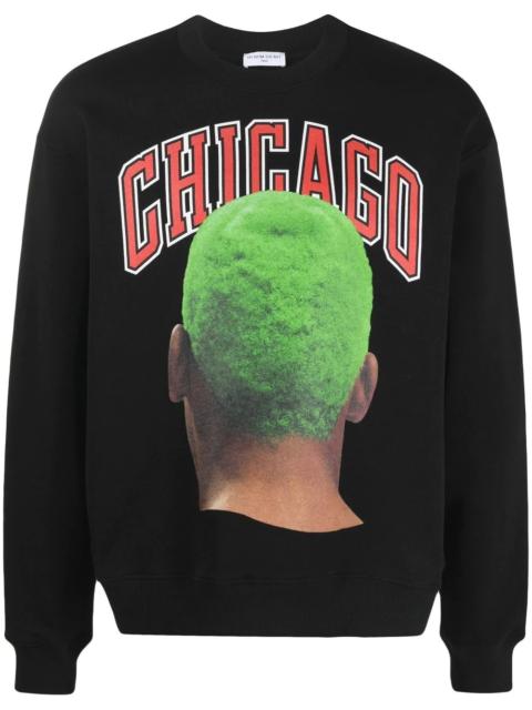 graphic print hoodie