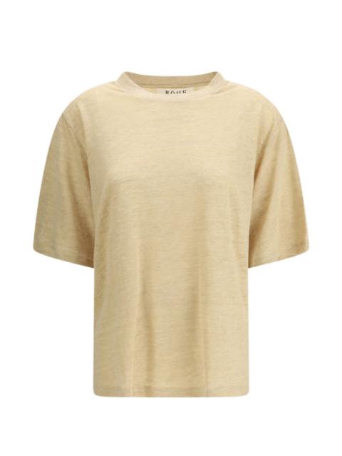 relaxed linen T-shirt