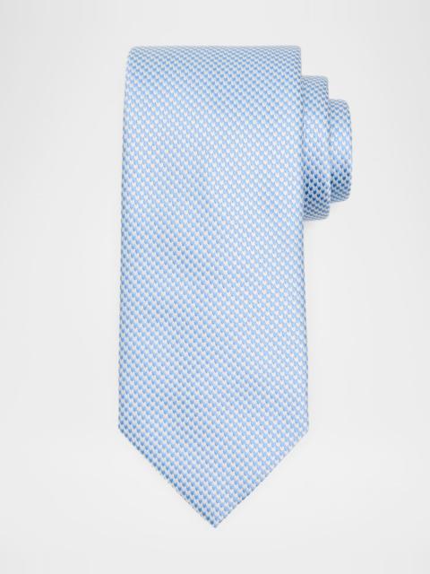 Men & apos;s Micro-Woven Jacquard Silk Tie