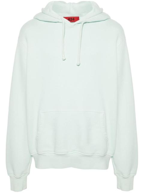 logo-embroidered hoodie