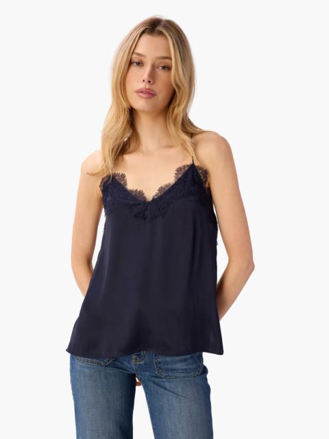 RACER CHARMEUSE CAMISOLE NAVY