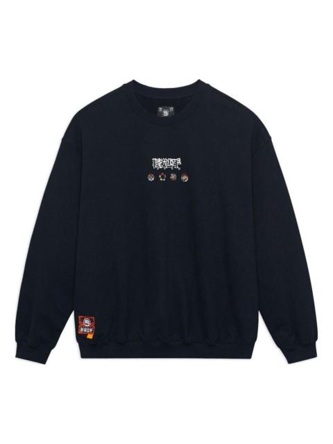 Li-Ning BadFive Changan Boy Graphic Sweatshirt 'Black' AWDSI47-2