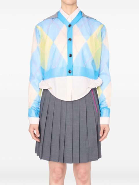 button-fastening cardigan