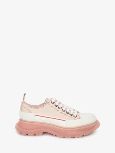 Women's Tread Slick Lace Up in Tea Rose/white