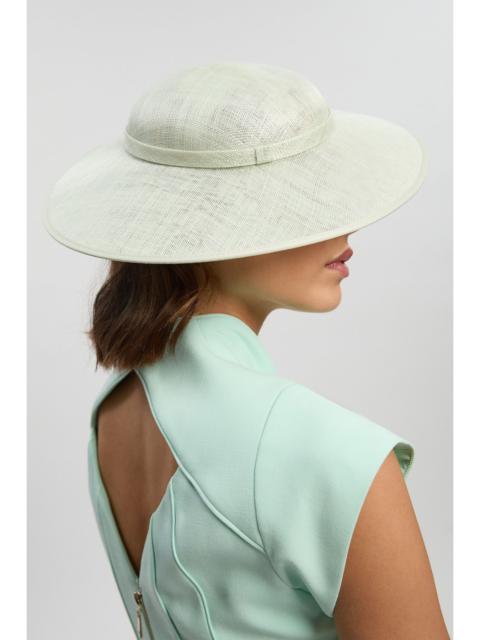 Grosgrain Trim Large Disc Fascinator