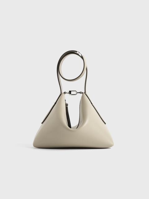 Bevel leather wristlet fawn