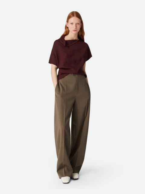 Wool Straight Trousers