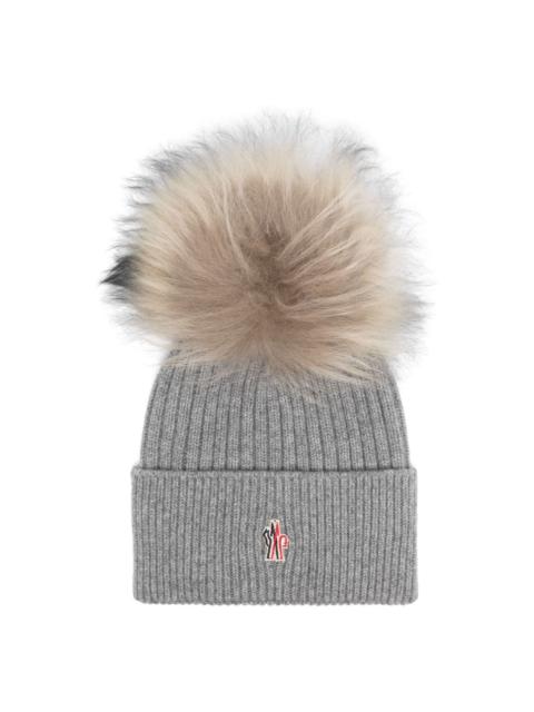 pompom beanie hat